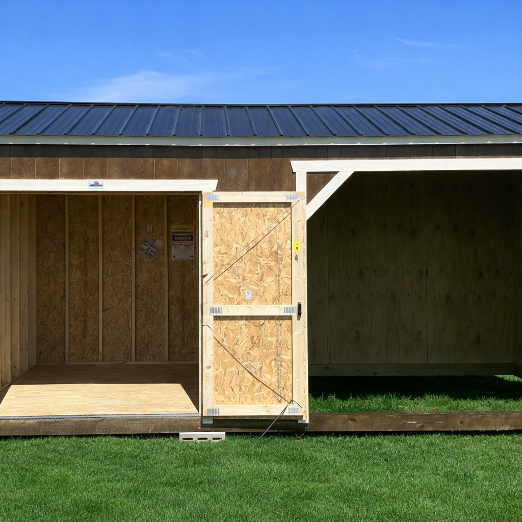 10' x 20' Animal Shelter / Horse Run-In - Image 2