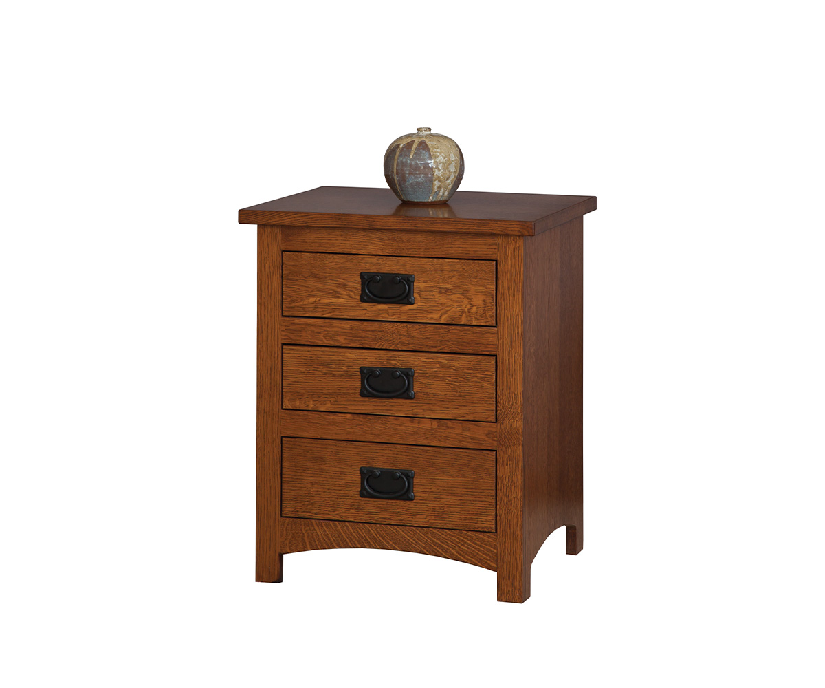 Michaels Mission 3 Drawer Nightstand Gigglin' Pig Caledonia, New York