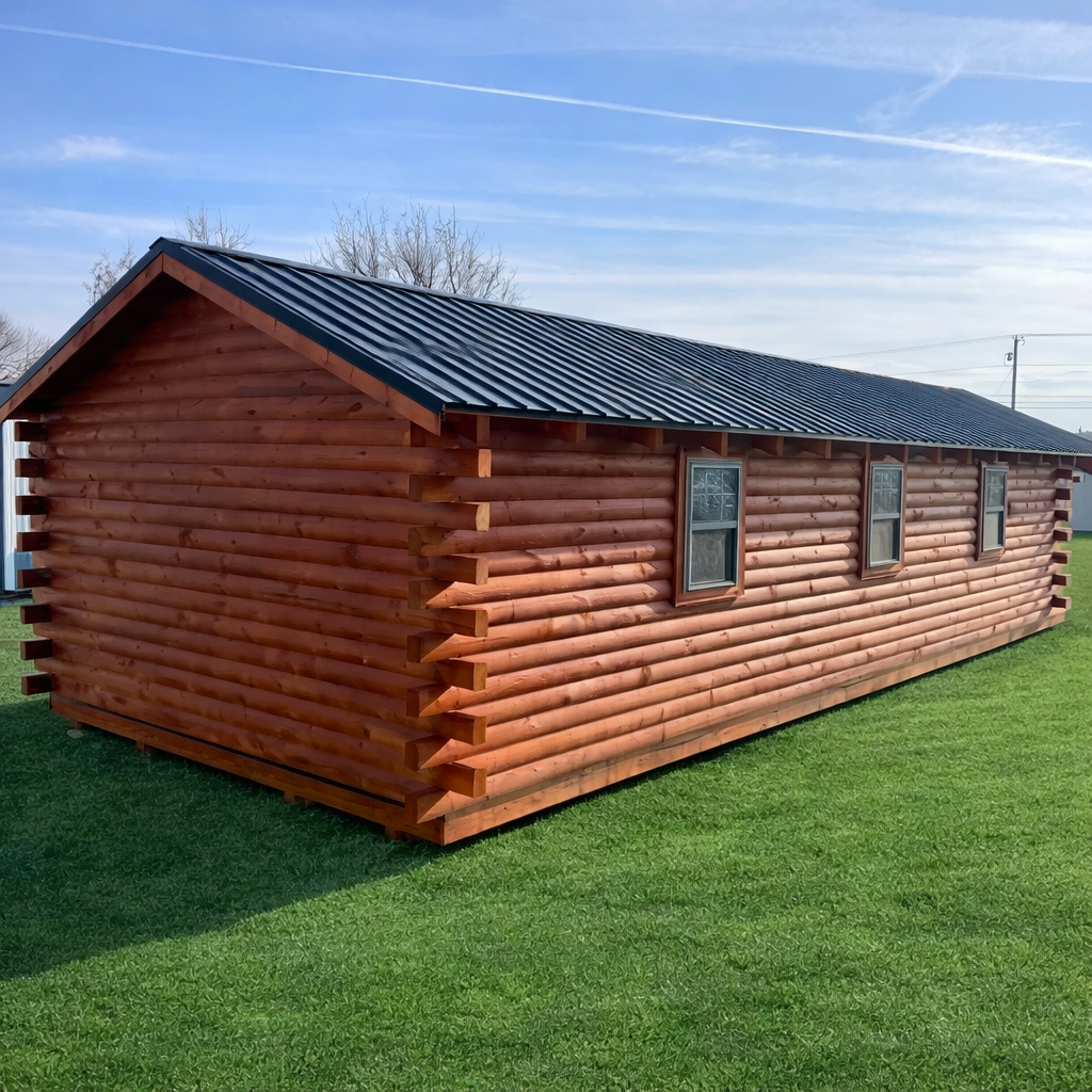 14' x 42' Yellowstone Cabin w/ 6' Porch - Image 5