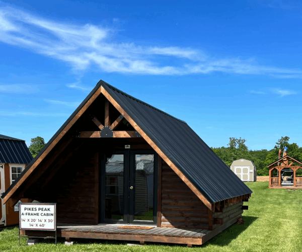 14' x 20' Pike's Peak A-Frame Log Cabin