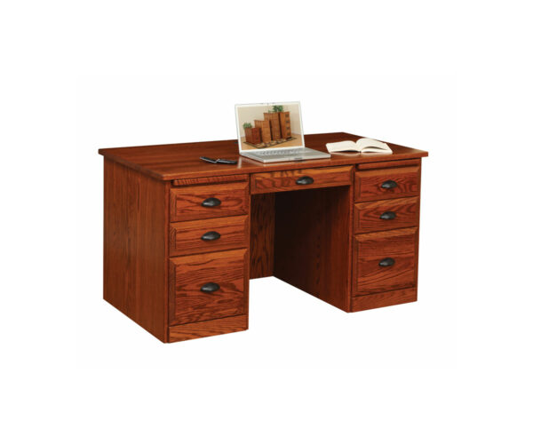 56" Traditional Flat Top Desk