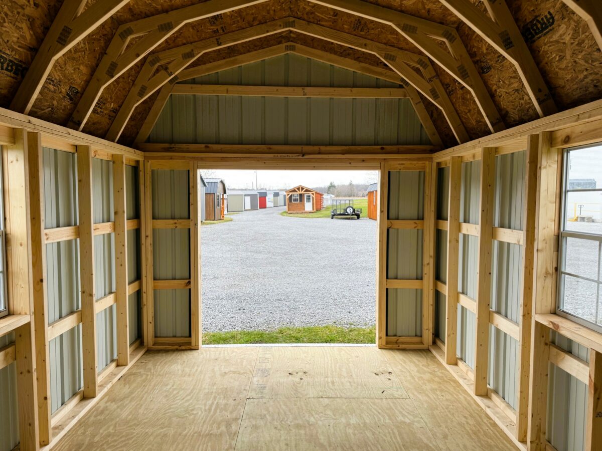 10' x 16' Lofted Barn-Metal - Image 4