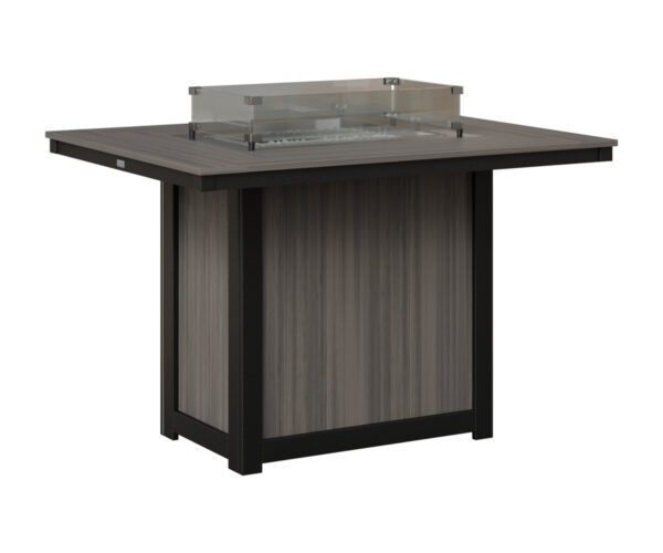 Donoma 42" x 54" Rectangular Counter Fire Table