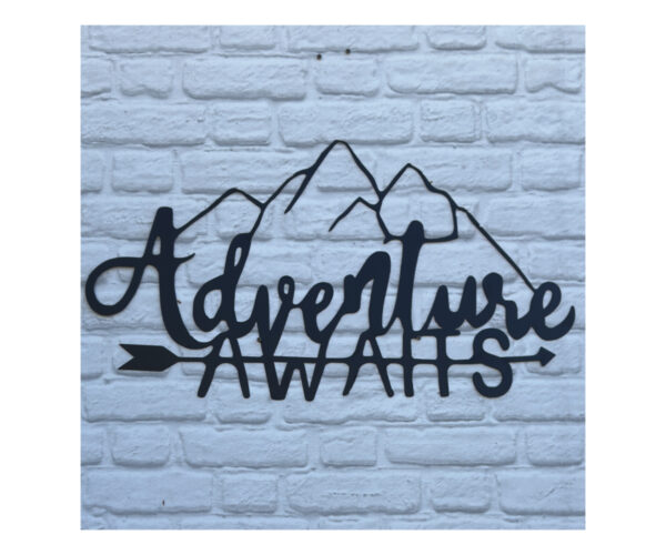 Adventure Awaits Plaque