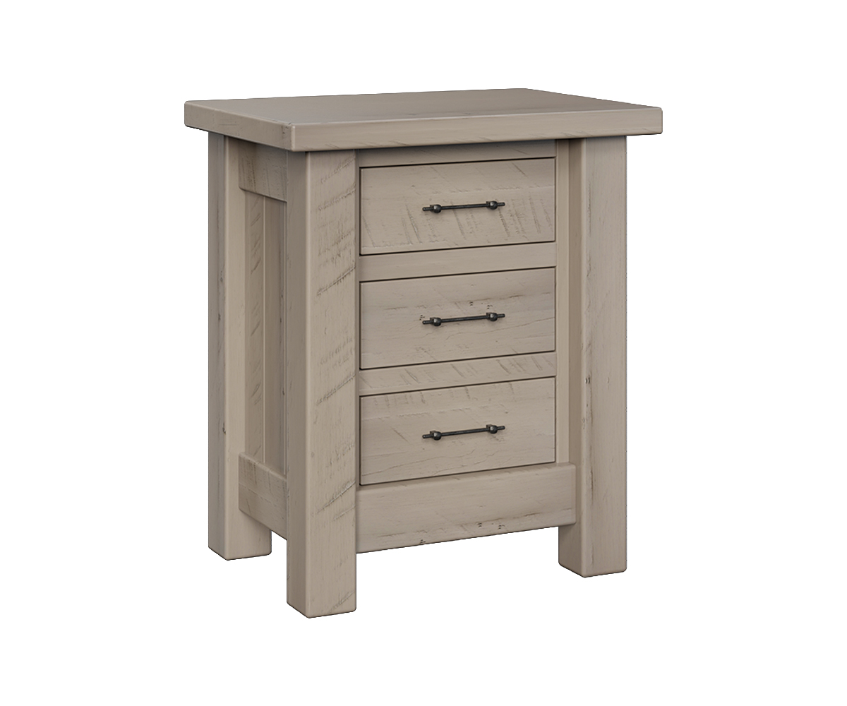 Houston 3 Drawer Nightstand