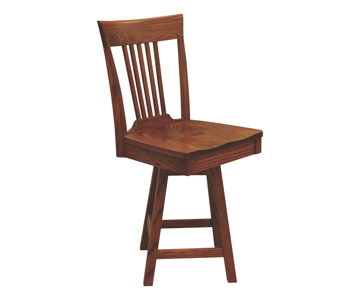 OW Shaker 5 Slat 24" Bar Chair - Image 2