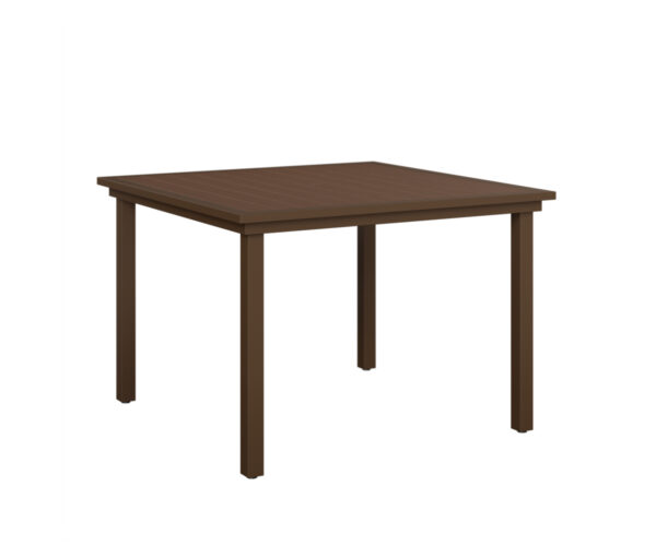 Vida 44" Square Poly Dining Table