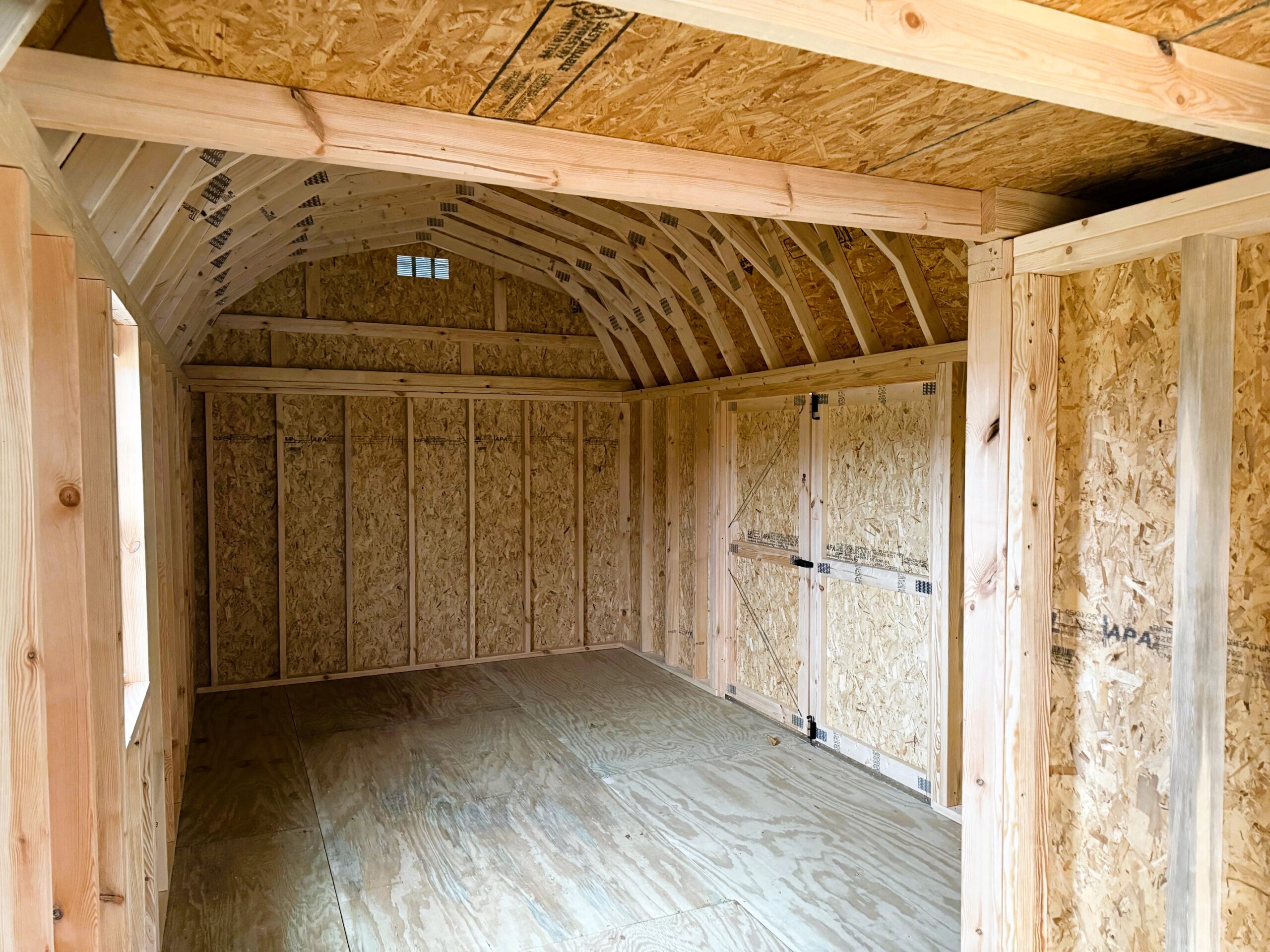 10' x 24' Lofted Barn with Corner Porch - Image 3