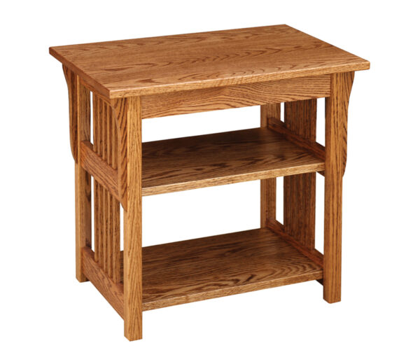 Prairie Mission Double Shelf TV Stand