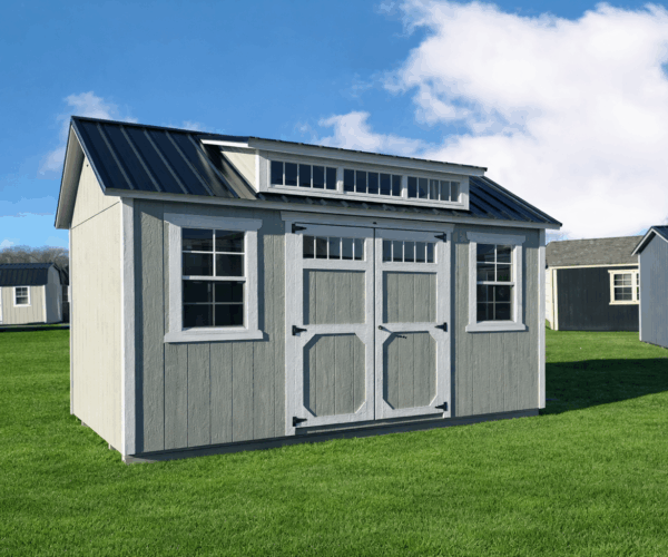 10' x 16' Utility Shed w/ Dormer