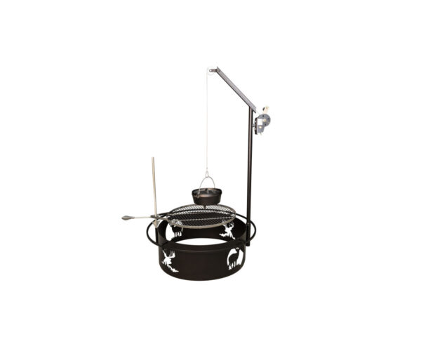 30" Fire Pit Winch