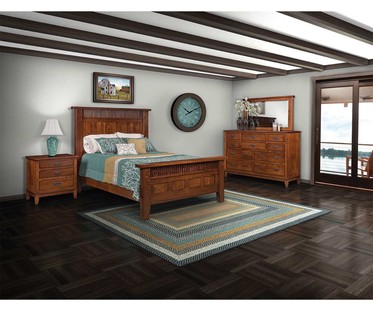 Sierra Mission Queen Bed - Image 2