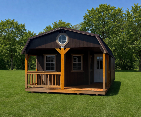 14' x 32' Deluxe Wilderness Cabin with Porch