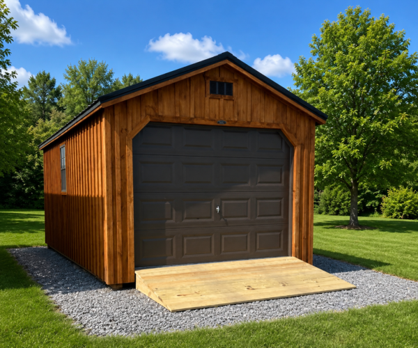 12' x 24' Deluxe Gable Garage