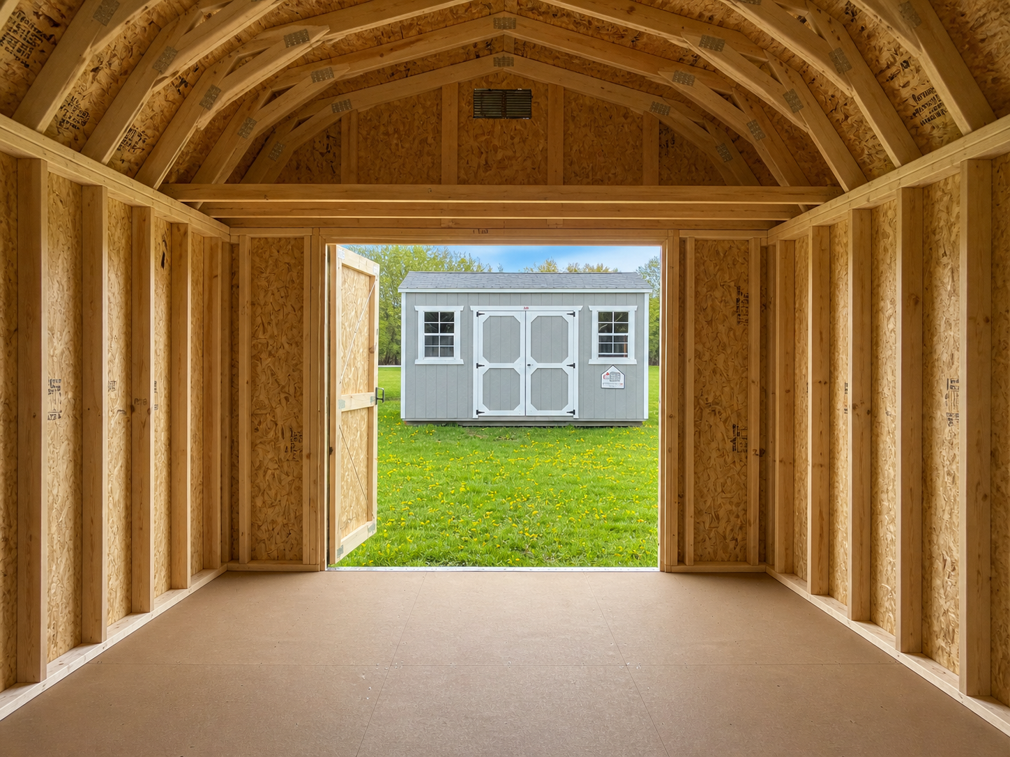 10' x 16' Lofted Barn - Image 3