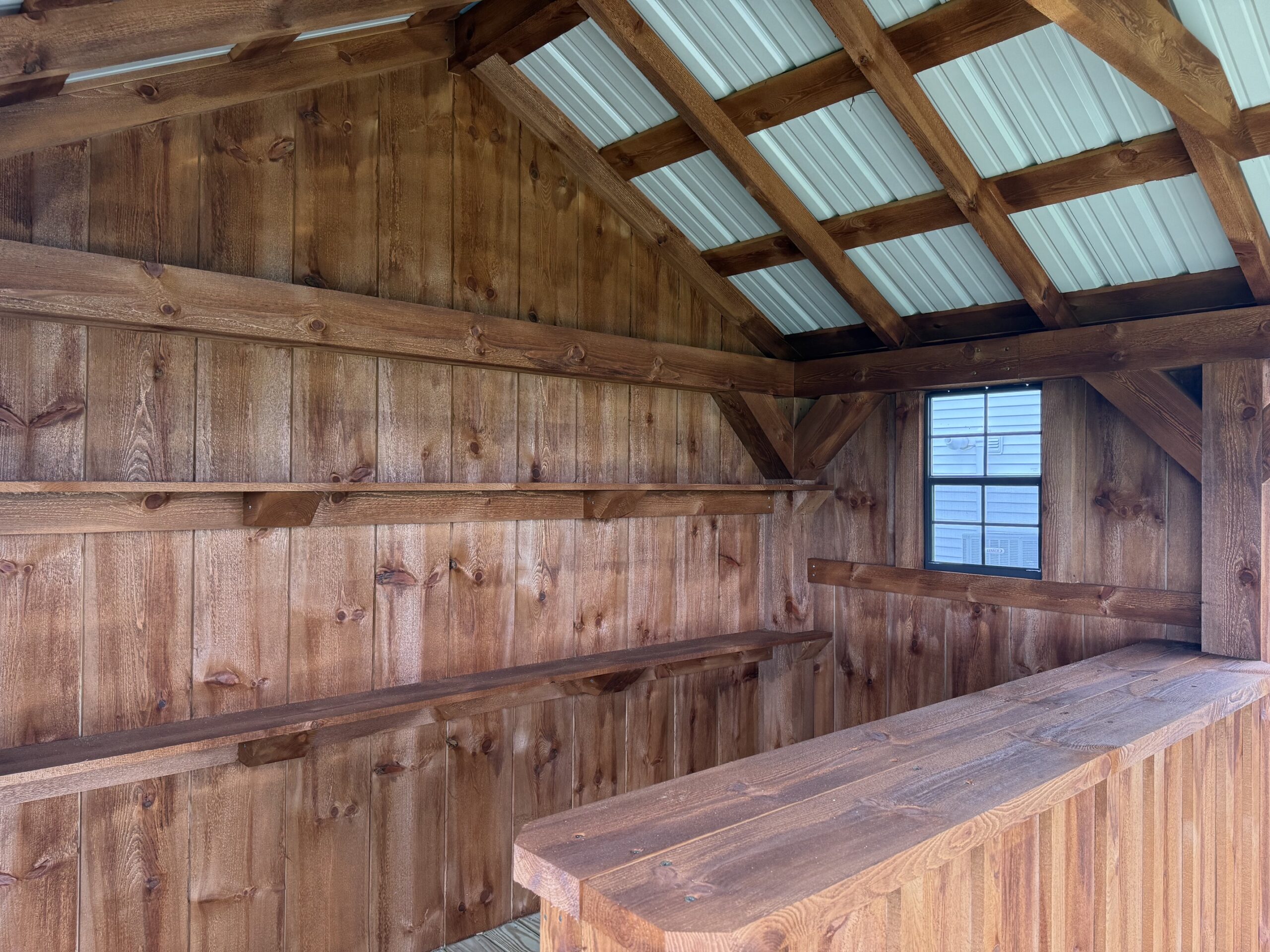 12' x 22' Rustic Bar Pavilion - Image 3