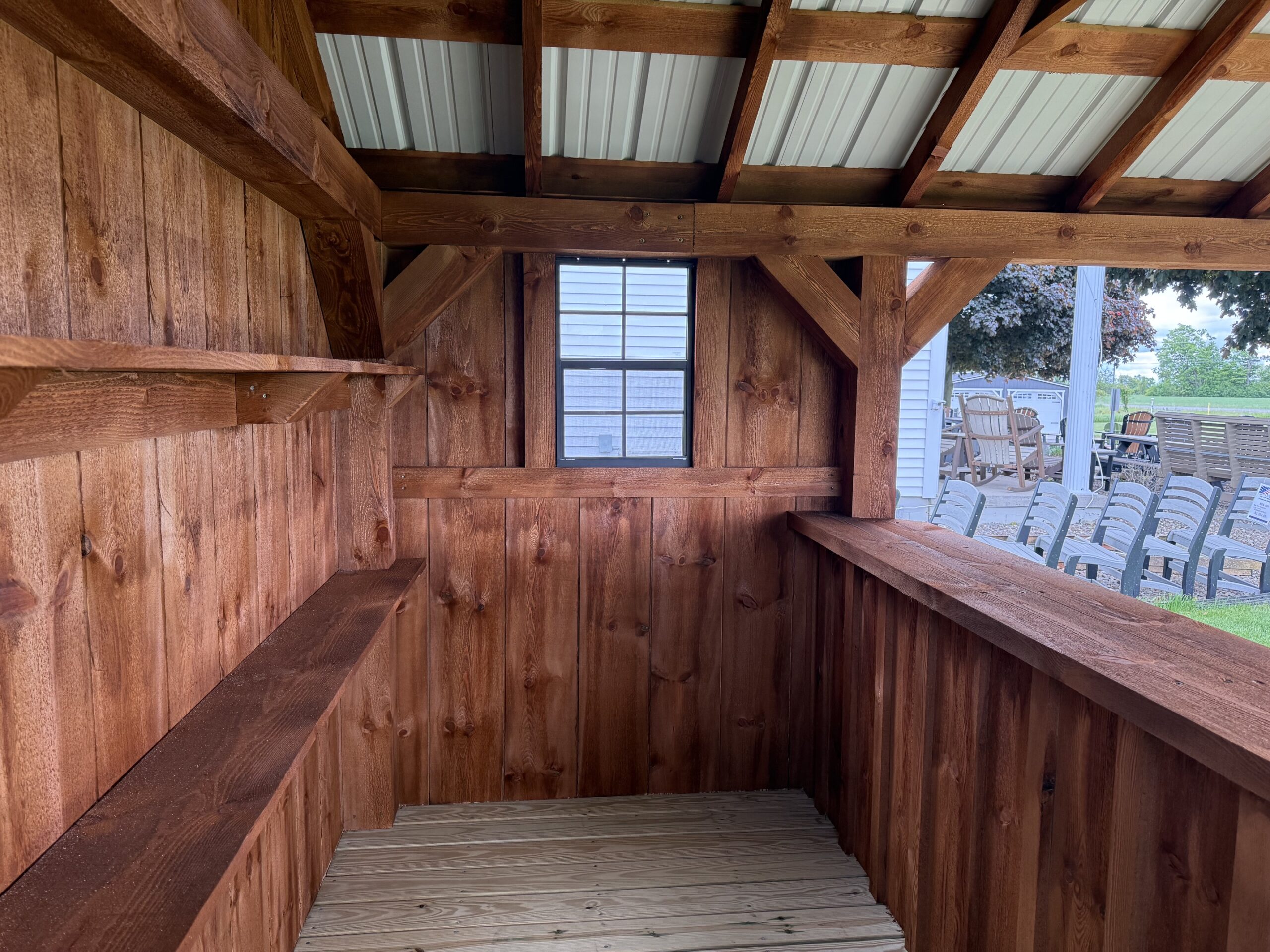 12' x 22' Rustic Bar Pavilion - Image 4