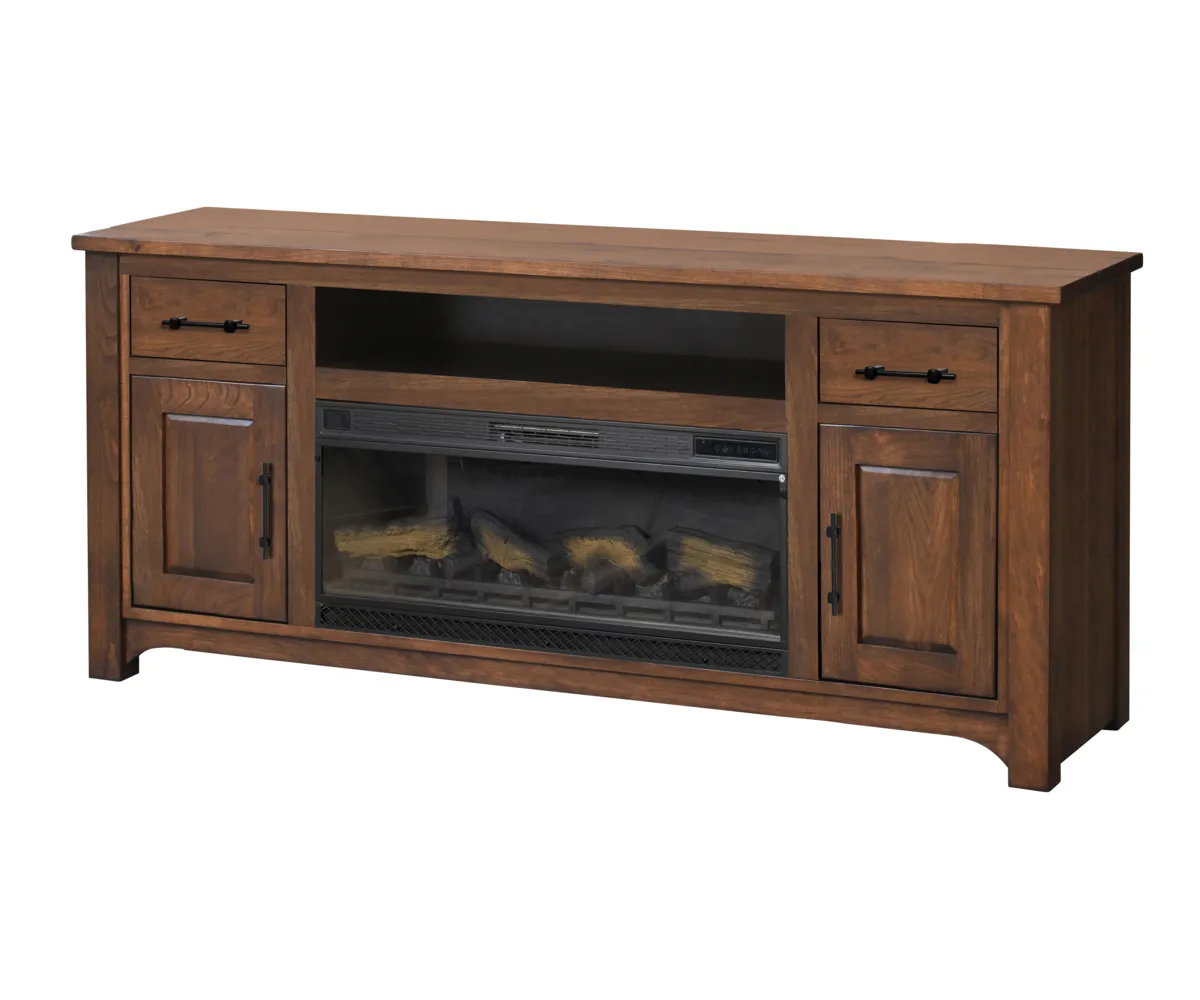 Barn Loft Firebox TV Stand - 80"