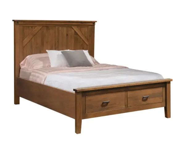 Cambridge Bed with Footboard Storage