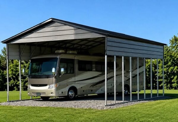 20'W x 30'L x 12'H RV Cartport-Metal