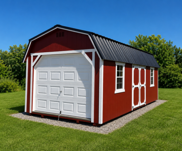 12' x 24' Lofted Barn Garage