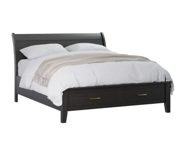 Lakeside Bed with Storage Footboard