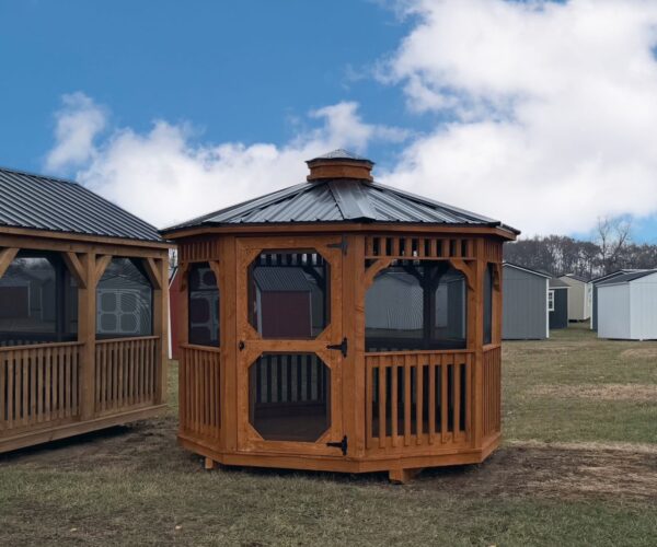 10' x 10' Octagon Gazebo w/Screens