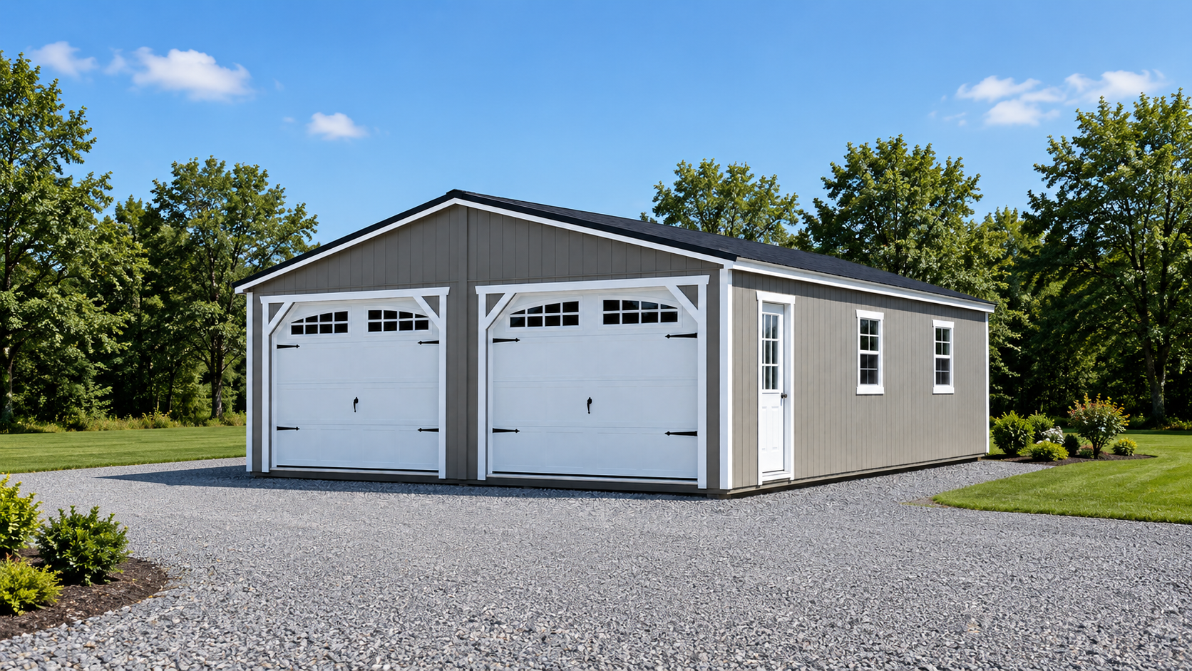 24' x 40' Double Utility Garage