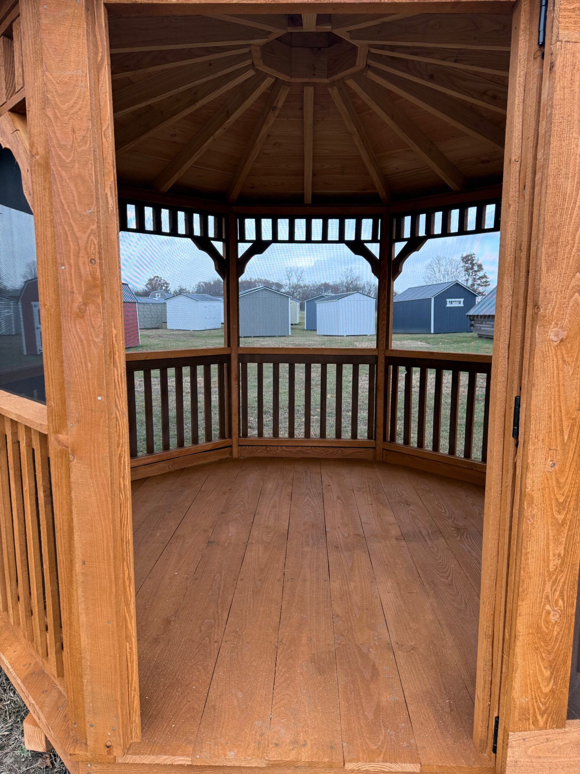 10' x 10' Octagon Gazebo w/Screens - Image 3