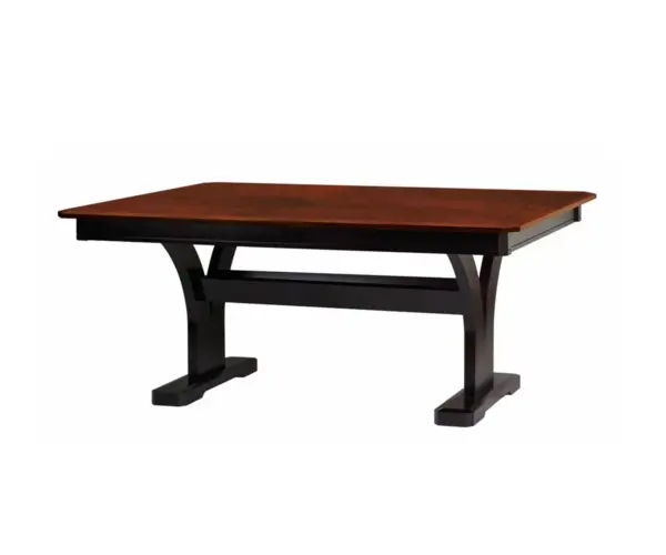 Bristol Solid Top Trestle Dining Table