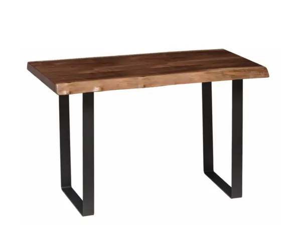 Live Edge Sofa Table with U Base
