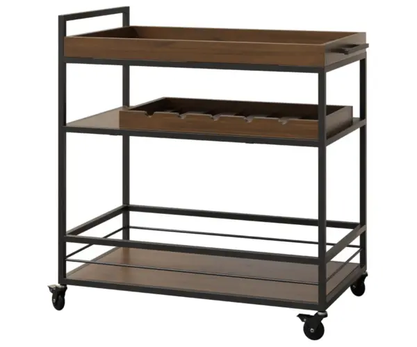 Fresno Wine Serving Cart